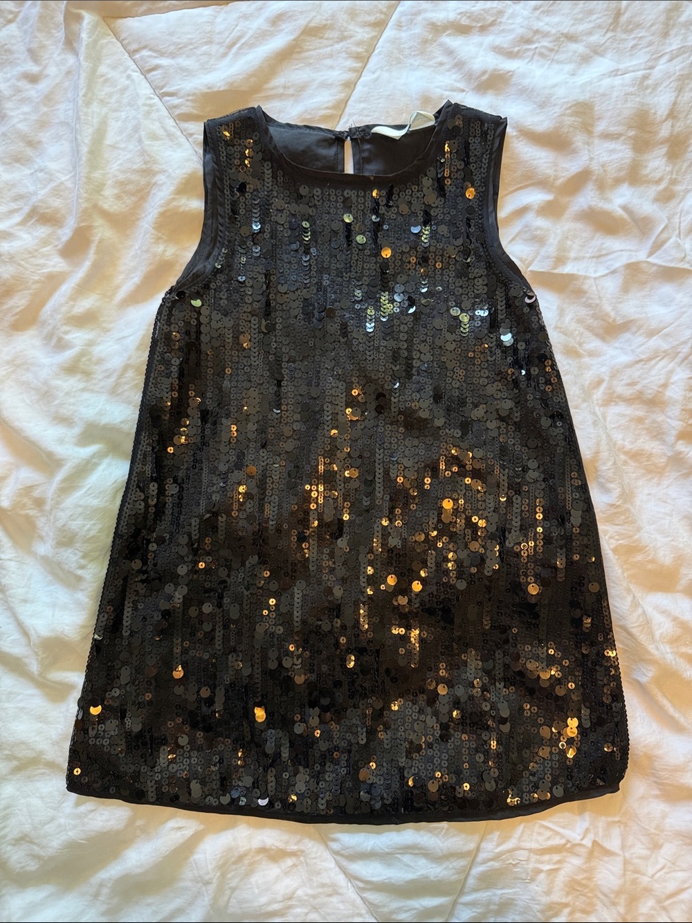 H&M Black Sequin Sleeveless Dress